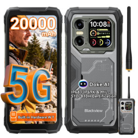 Blackview XPLORE 1 WT - Smartphone Incassable 5G avec 20000mAh