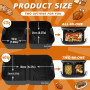 Pietuley 29 Pcs Accessoire Air Fryer pour Ninja Foodi Flex 10,4 L AF500EU COSORI 10L, Moule Silicone Air Fryer pour Ninja AF500E