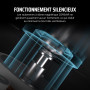 CORSAIR iCUE Link LX120-R RGB 120mm PWM Ventilateur Inversés – Kit Triple Ventilateur – Faible Bruit, CORSAIR Palier à Dôme Magn