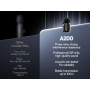 ULANZI A200 Micro Cravate sans Fil, Mini Micro pour iPhone 17/16/15 Android, Réduction Intelligente du Bruit, 30H Utilisation, P