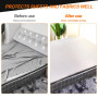 Quelcc 8Pcs Tendeur Drap Housse, Attache Drap Housse(30cm à 130cm) Sangle Matelas, Elastique Drap Housse pour Draps, Matelas, Pl