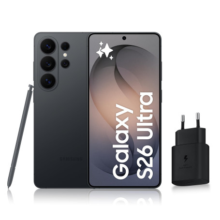Samsung Galaxy S26 Ultra, Smartphone Android 5G avec Galaxy AI, 512 Go, Chargeur Secteur Rapide 25W Inclus, Smartphone déverroui