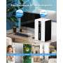 Deshumidificateur d Air avec Réservoir 1,8L - Deshumidificateur d Air Electrique Double Vitesse - Déshumidificateur Electrique L