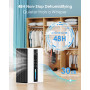 Deshumidificateur d Air avec Réservoir 1,8L - Deshumidificateur d Air Electrique Double Vitesse - Déshumidificateur Electrique L
