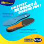 Scholl Semelles GelActiv Professionnel - Chaussures de travail Hommes - Pour un confort durable avec une absorption des chocs et