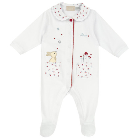Grenouillère Bébé Chicco en Coton Doux pour Printemps et Été