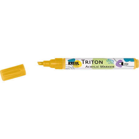 Marqueur Acrylique Kreul Triton Gold - Pointe Biseautée pour Détails Précis
