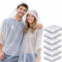 Poncho de Pluie Transparent Jetable Jonami - Imperméable avec Capuche