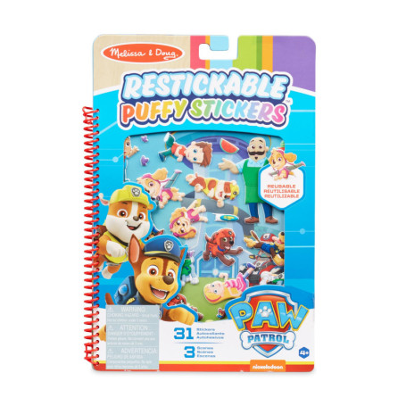 Melissa & Doug Autocollants Gonflés Paw Patrol - Jeu Créatif La Pat' Patrouille