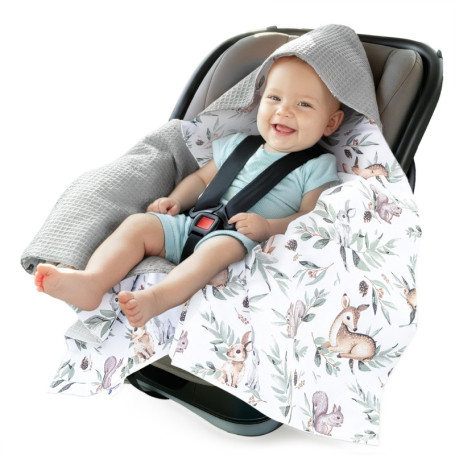 Nid d'ange Bébé Medi Partners - Couverture Enveloppante 85x85cm Oeko-Tex