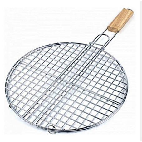 Grille Barbecue Ronde 40 cm - Accessoire Idéal pour Grillades d'Été