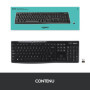 Clavier Sans Fil Logitech K270 QWERTY - Connectivité Fiable et Design Durable