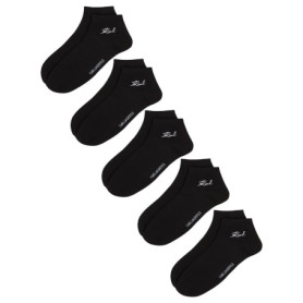 Lot de 5 Chaussettes Sneaker Karl Lagerfeld - Noir, Taille 35-38