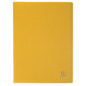 Exacompta Protège-documents OPAK Jaune - Carton de 8 Pochettes A4 Antireflet