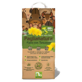 Foin de Pissenlit Naturel 1300 g - Nourriture Riche en Fibres pour Petits Animaux