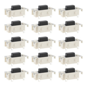 ECSiNG Lot de 50 Boutons Poussoirs Tactiles Momentanés 5x7,8mm pour Électronique