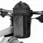 Porte Bidon Vélo Universel Cozary - Support 2 en 1 avec Pochette Filet