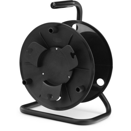 Bobine Pronomic KT-100 - Enrouleur Polyvalent pour Câbles et Cordons - 27 cm Noir