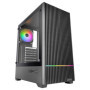 Boîtier PC Gaming Mars Gaming MC-Quantum ATX avec Éclairage ARGB et Verre Trempé