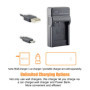 Batterie Li-ion DSTE NP-BN1 avec Chargeur Micro USB pour Appareils Photo Sony