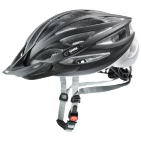 Casque de Vélo Uvex Oversize - Confort et Sécurité pour Adultes - Noir Mat Argenté