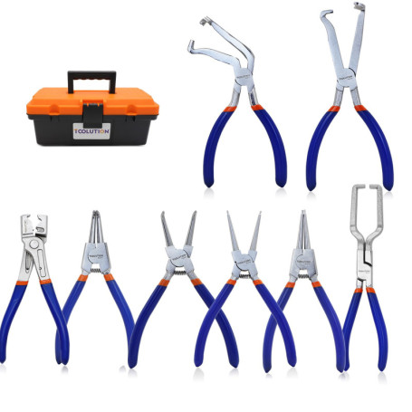 Kit de 8 Pinces Multifonctions TOOLUTION - Outils de Serrage et Déconnexion