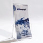 Porte-brochures de table DIN Lang transparent - 10 unités VITAdisplays