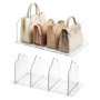 Organisateur Transparent Réglable QWORK - Lot de 2 pour Sacs à Main