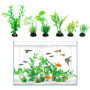 Lot de 10 Plantes Artificielles pour Aquarium - QWORK
