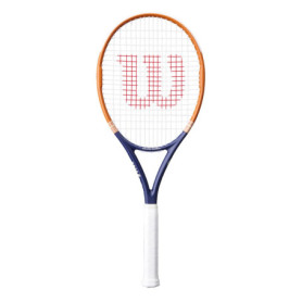Raquette de Tennis Wilson Roland-Garros 2026 Équipe HP - Marine/Orange, Grip 2