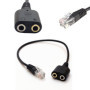 Adaptateur RJ9 vers Jack 3.5mm pour Casque PC - HUHANGGod