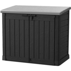 Coffre de Rangement Extérieur KETER 1200L en Résine Noir et Gris