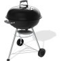 Barbecue à Charbon Weber Compact Kettle Ø57 cm - 9 Couverts - Noir