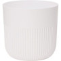 Pot de Fleurs Rond Luca Grande - Blanc Ø30 cm