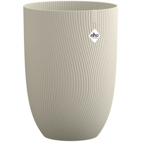 Pot de Fleur Elho Sereh Haut 30 Beige - Élégance pour Balcon et Intérieur