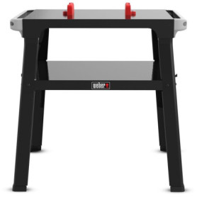 Support de Barbecue Lumin Compact Weber avec Étagère et Crochets