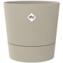 Pot de Fleur Rond Elho Foss 35L Beige pour Extérieur