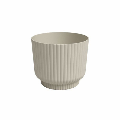Pot de Fleur Miami Wavy 30 cm en Crème - Élégance et Raffinement