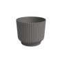Pot de Fleur Miami Wavy 30 cm Anthracite - Élégance Contemporaine