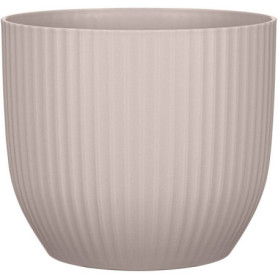 Pot de fleurs rond DEROMA 10L Ø27 cm Rose - Élégance et Durabilité