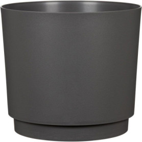 Cache-pot rond anthracite Plano - GARDEN ID - Ø 25 cm