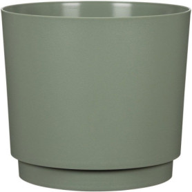 Pot de fleurs rond DEROMA 13L - Ø 29 cm - Vert élégant