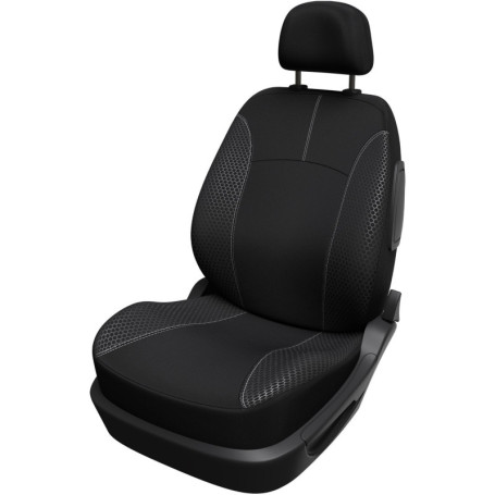 Housse de Siège Auto XLCOVER - Compatible Airbags - Noir - 3 Pièces