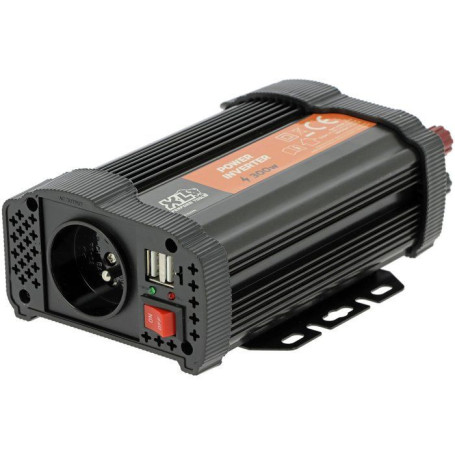Convertisseur 12V-230V XLPT avec 2 Sorties USB et Fusibles