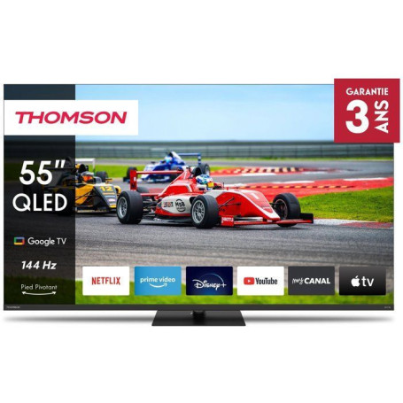 Téléviseur QLED 55" Thomson 4K UHD avec Google TV