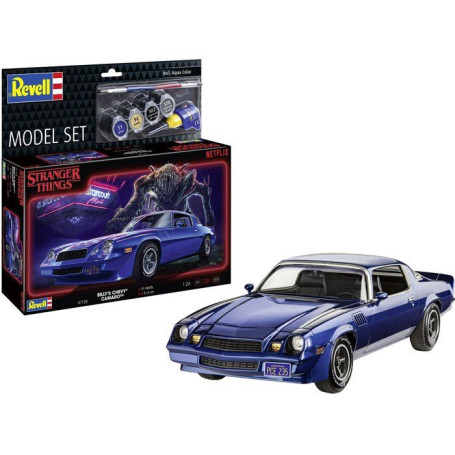 Maquette Billy's Chevy Camaro Z/28 - Stranger Things avec Colle et Peintures
