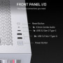 Boîtier PC CORSAIR 3500X LXR LINK - Mid-Tower en Verre Trempé Blanc avec Ventilateurs RGB
