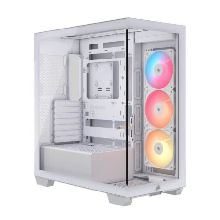 Boîtier PC CORSAIR 3500X RSR ARGB Blanc avec Ventilateurs Inversés