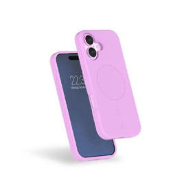 Coque MagSafe en Silicone Renforcé pour iPhone 17 - Violet Élégant