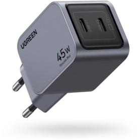 Chargeur UGREEN GaN 2 Ports USB-C 45W - Gris Élégant